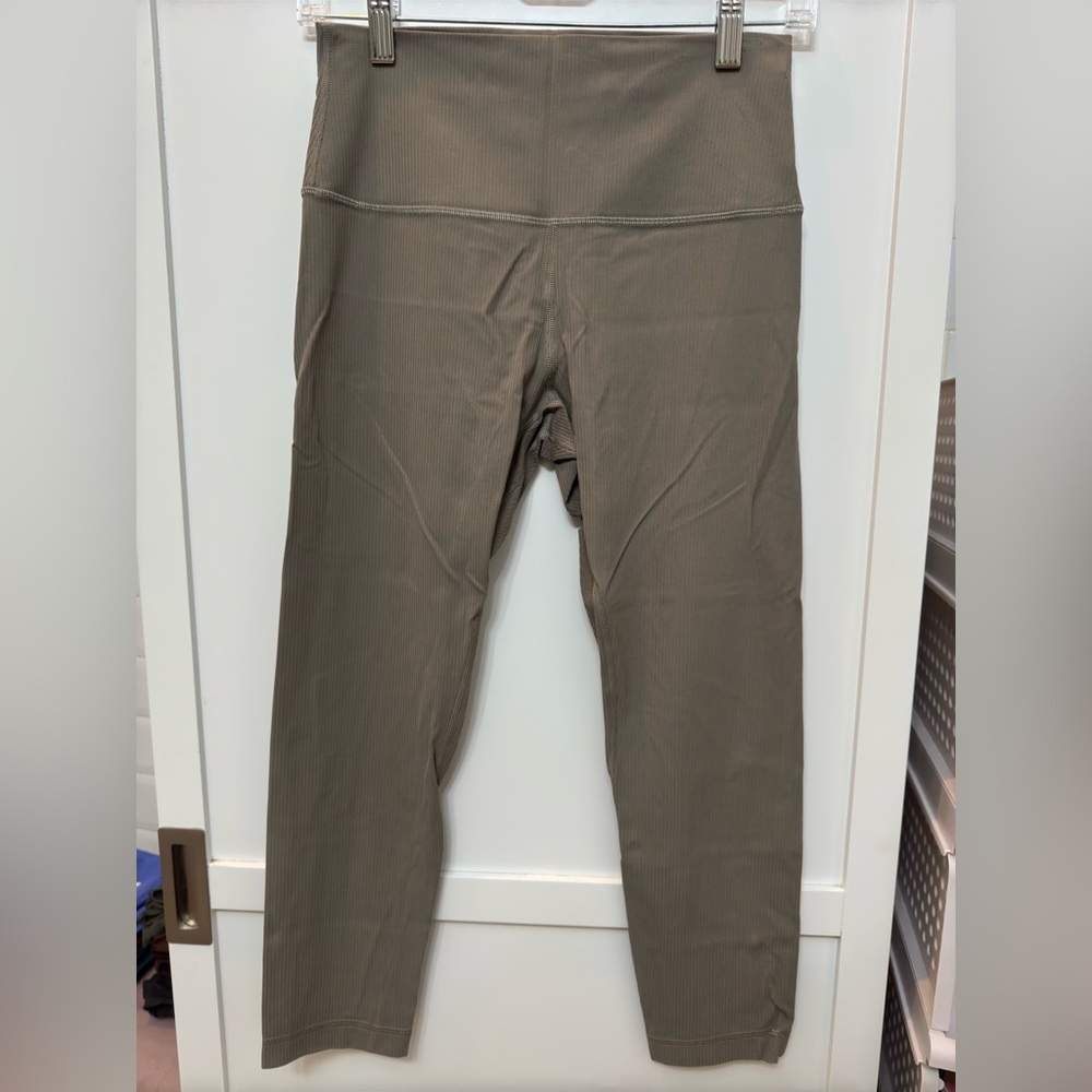 Lululemon align ribbed hr crop 23” - carbon dust